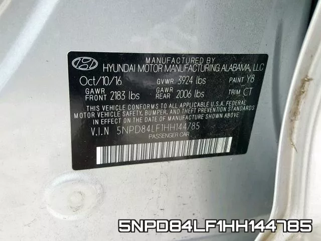 5NPD84LF1HH144785 фото 2