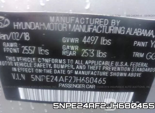 5NPE24AF2JH680465 фото 10