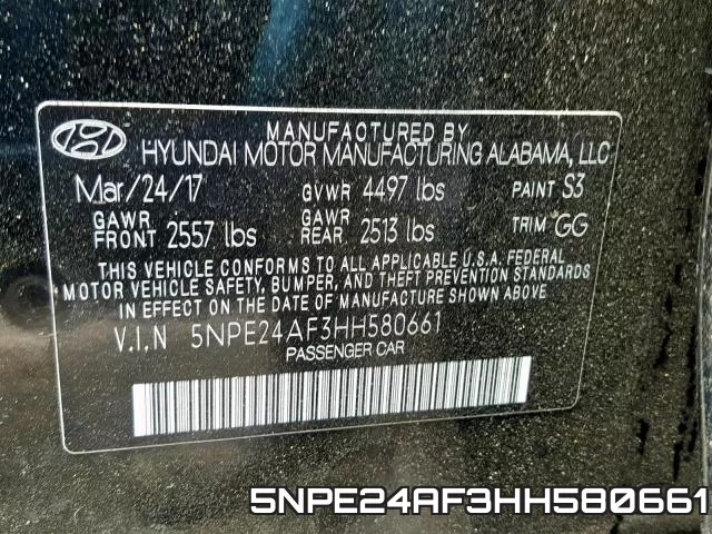 5NPE24AF3HH580661 фото 2