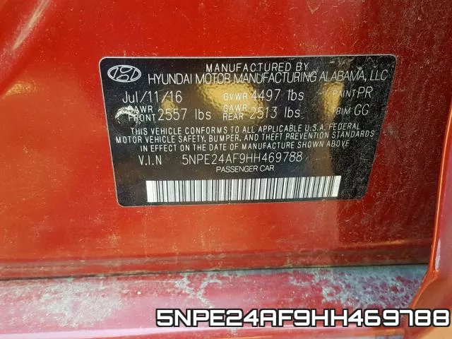 5NPE24AF9HH469788 фото 2