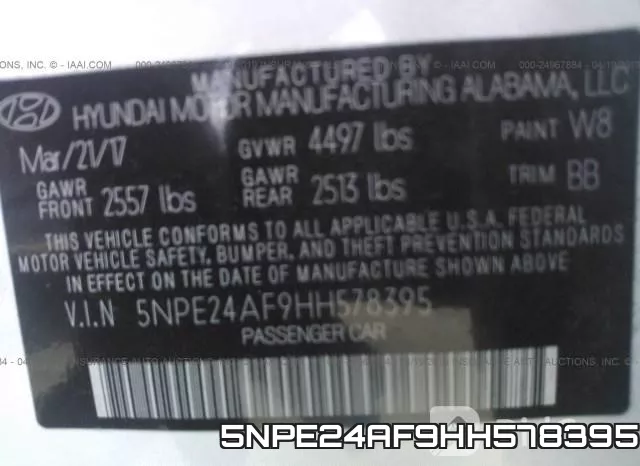 5NPE24AF9HH578395 фото 10
