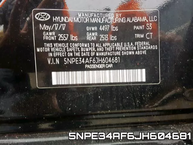 5NPE34AF6JH604681 фото 2