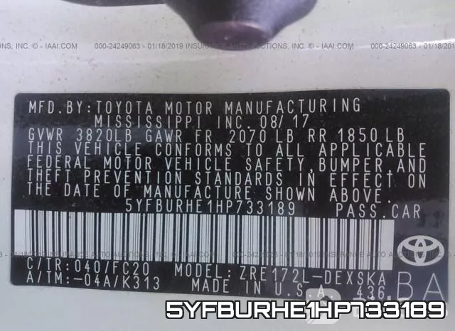 5YFBURHE1HP733189 фото 10