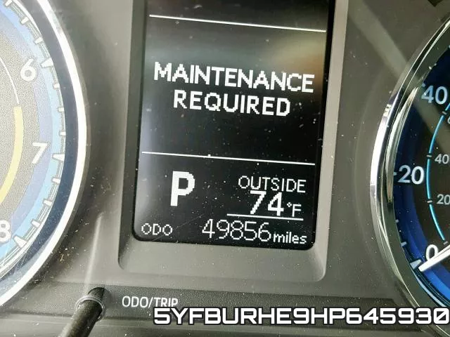 5YFBURHE9HP645930 фото 9