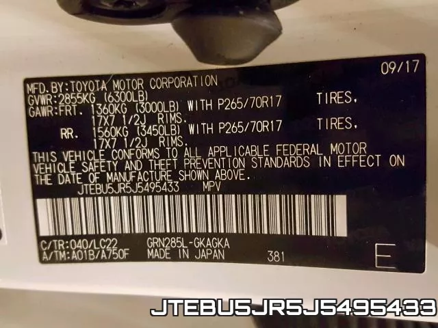 JTEBU5JR5J5495433 фото 2