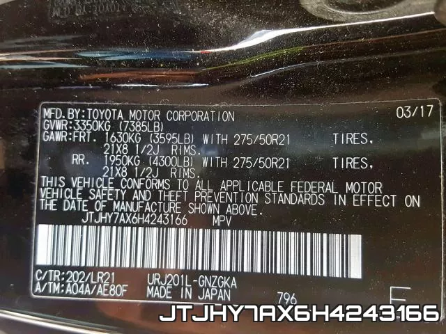 JTJHY7AX6H4243166 фото 2