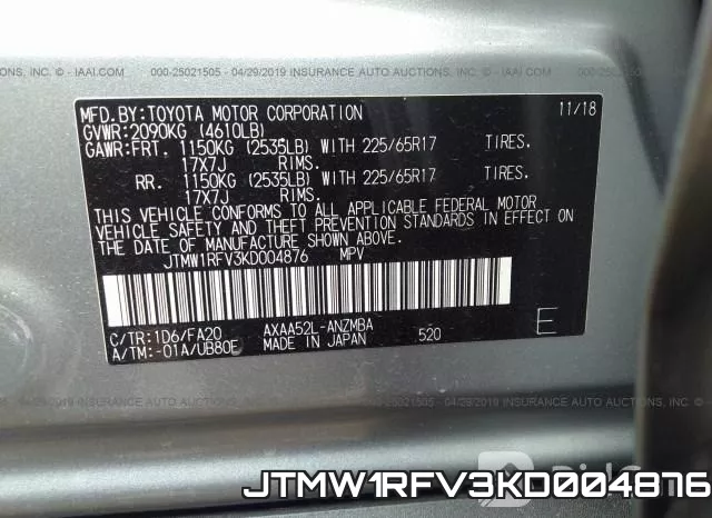 JTMW1RFV3KD004876 фото 10