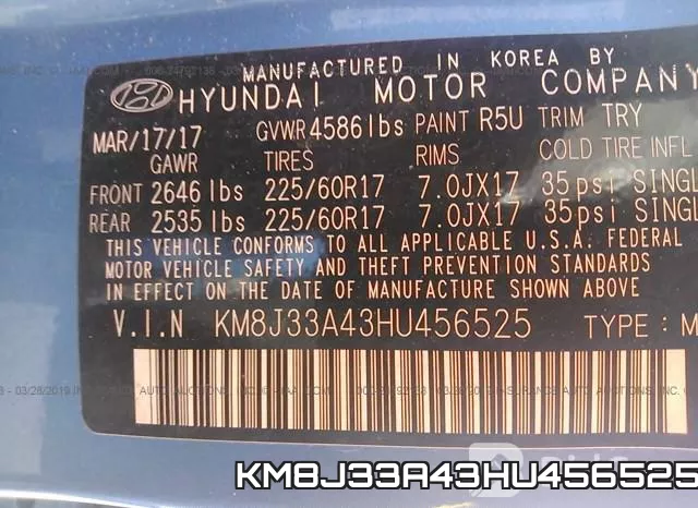 KM8J33A43HU456525 фото 10