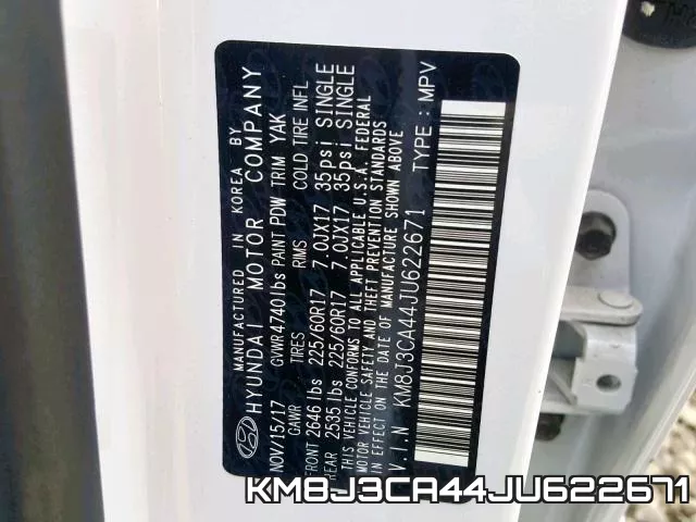KM8J3CA44JU622671 фото 2