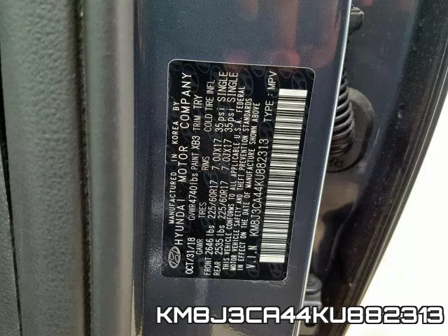 KM8J3CA44KU882313 фото 2