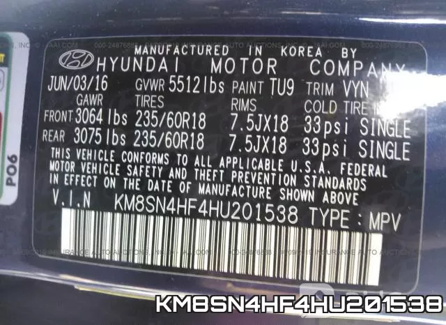 KM8SN4HF4HU201538 фото 10