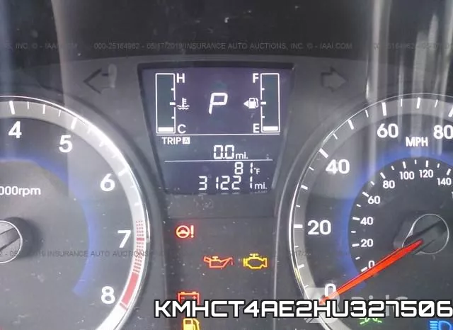KMHCT4AE2HU327506 фото 8