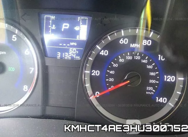 KMHCT4AE3HU300752 фото 8