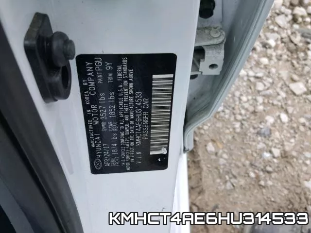 KMHCT4AE6HU314533 фото 2