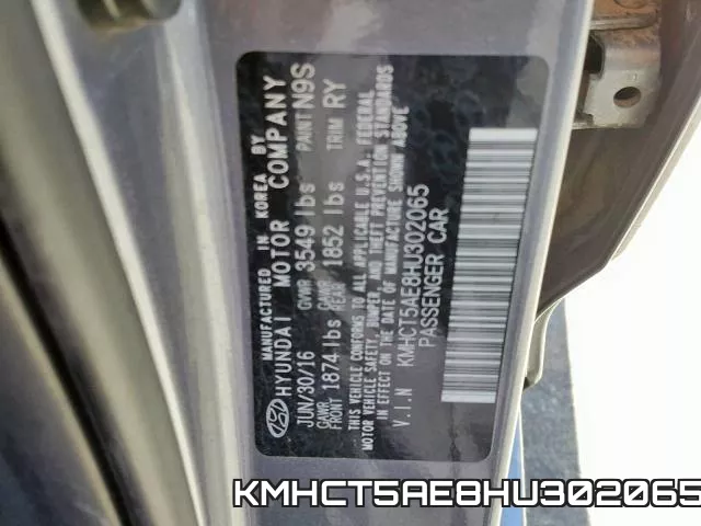KMHCT5AE8HU302065 фото 2