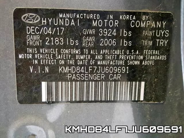 KMHD84LF7JU609691 фото 2