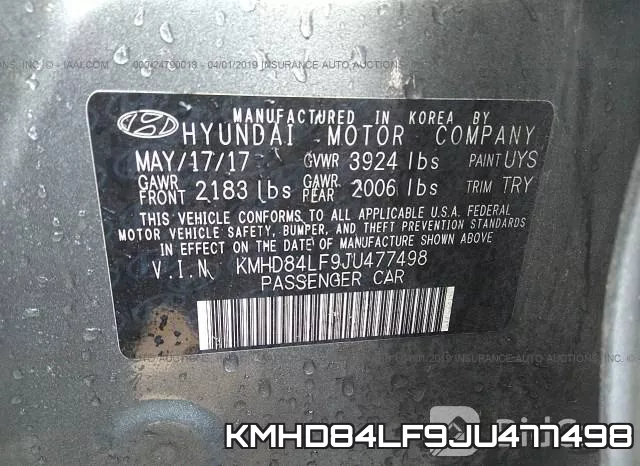 KMHD84LF9JU477498 фото 10