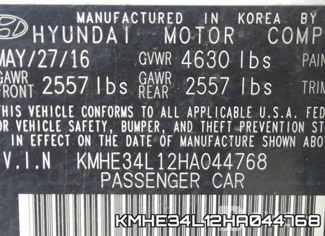 KMHE34L12HA044768 фото 10