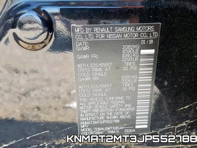 KNMAT2MT3JP552788 фото 2