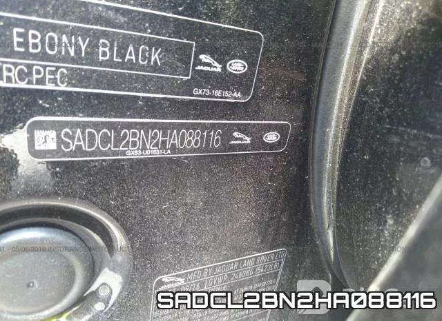 SADCL2BN2HA088116 фото 10