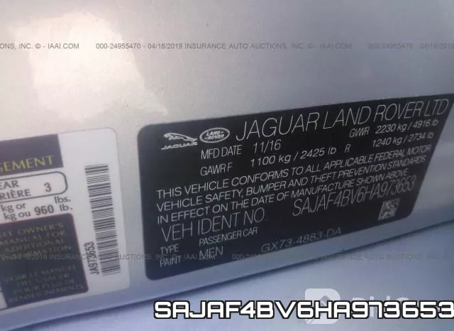 SAJAF4BV6HA973653 фото 10