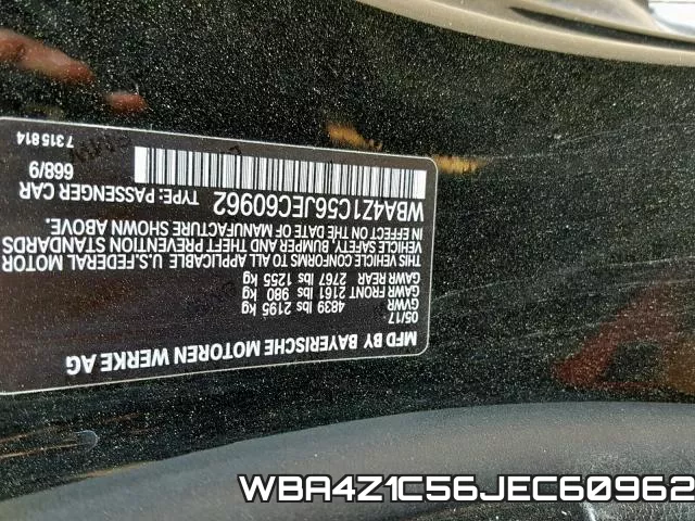 WBA4Z1C56JEC60962 фото 2