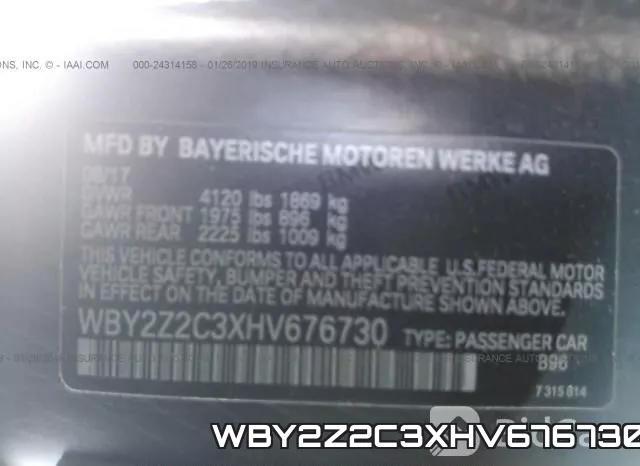 WBY2Z2C3XHV676730 фото 10