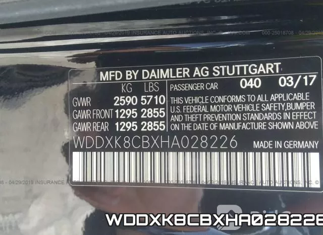 WDDXK8CBXHA028226 фото 10