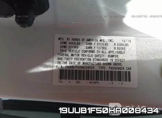 19UUB1F50HA008434 фото 10