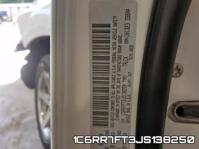 1C6RR7FT3JS138250 фото 2