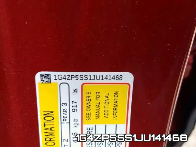 1G4ZP5SS1JU141468 фото 2