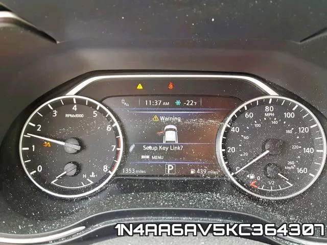 1N4AA6AV5KC364307 фото 9