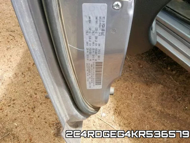 2C4RDGEG4KR536579 фото 2