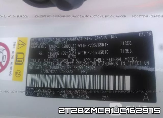 2T2BZMCA1JC162975 фото 10