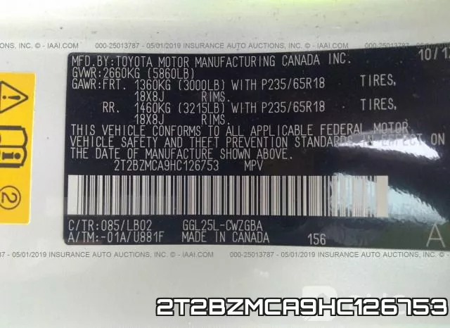 2T2BZMCA9HC126753 фото 10