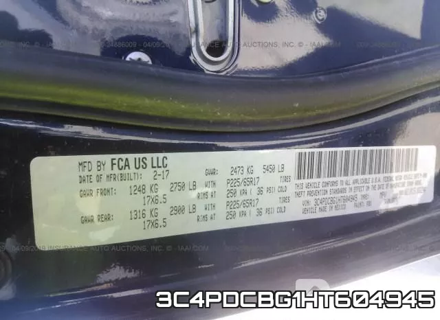 3C4PDCBG1HT604945 фото 10