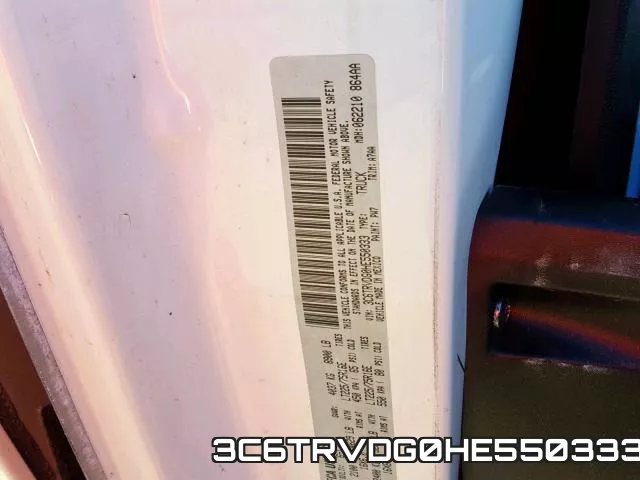 3C6TRVDG0HE550333 фото 2