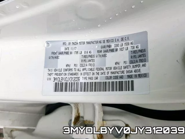 3MYDLBYV0JY312039 фото 2