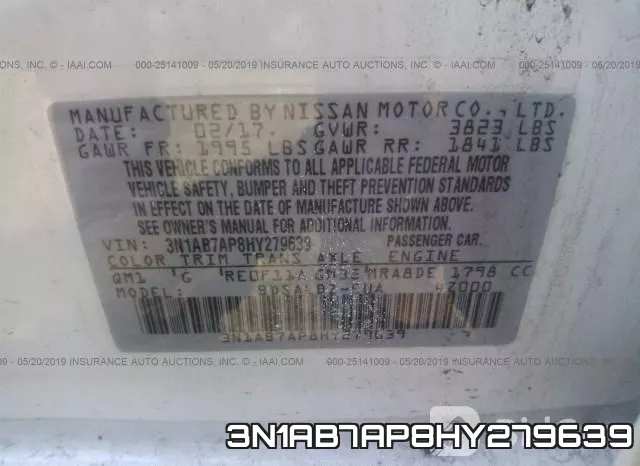 3N1AB7AP8HY279639 фото 9