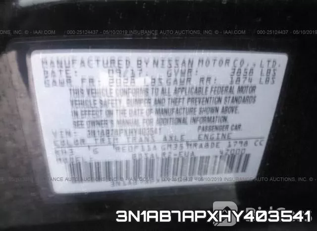 3N1AB7APXHY403541 фото 10