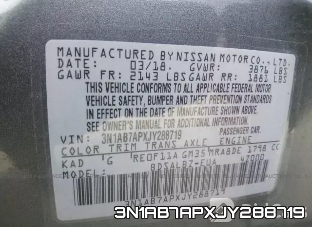 3N1AB7APXJY288719 фото 9