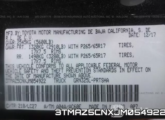 3TMAZ5CNXJM054922 фото 10