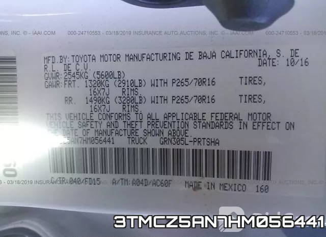 3TMCZ5AN7HM056441 фото 10
