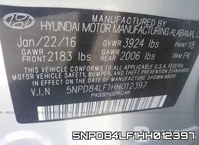 5NPD84LF1HH012397 фото 10