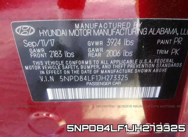 5NPD84LF1JH273325 фото 10