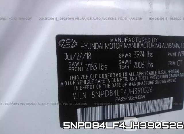 5NPD84LF4JH390526 фото 10
