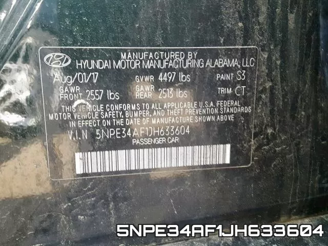 5NPE34AF1JH633604 фото 2