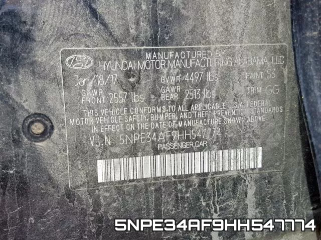 5NPE34AF9HH547774 фото 2