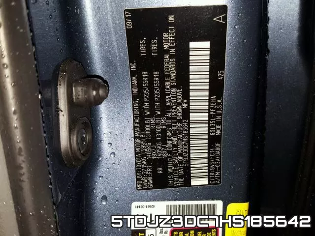 5TDJZ3DC7HS185642 фото 2