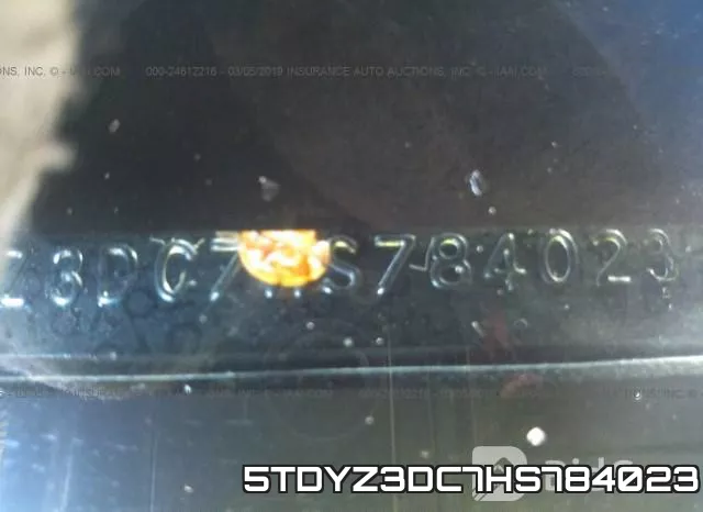 5TDYZ3DC7HS784023 фото 10
